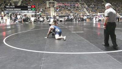 6A 215 lbs Champ. Round 2 - Will Ellis, Mountain Brook vs Jackson Serman, Gulf Shores