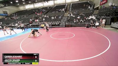 160 lbs Cons. Round 7 - Camden Eckhardt, Maple Mountain High School vs Ashton Walker, Stansbury High School