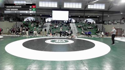 106 lbs Cons. Semi - Colt Brewer, Benedictine College Prep vs Julian McCrimon, Dematha