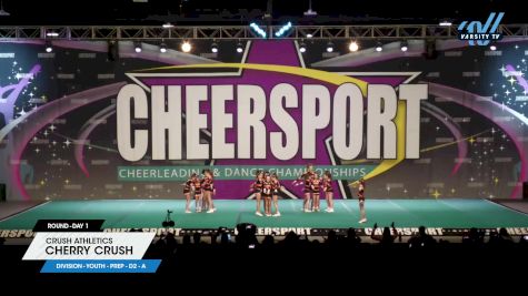 Crush Athletics - Cherry Crush [2025 L1.1 Youth - PREP - D2 - A Day 1] 2025 CHEERSPORT National All Star Cheerleading Championship