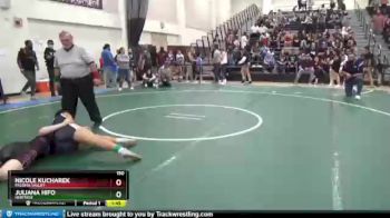 150 lbs Quarterfinal - Nicole Kucharek, Paloma Valley vs Juliana Hifo, Heritage