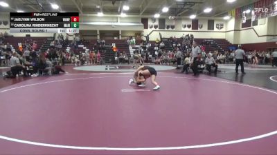 130 lbs Cons. Round 1 - Carolina Rinderknecht, Marion vs Jaelynn Wilson, Waterloo West