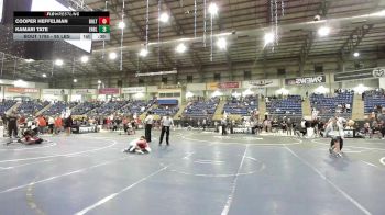 95 lbs Consi Of 8 #2 - Cooper Heffelman, Boltz WC vs Kamari Tate, Englewood LiveWire