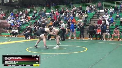 215 lbs Champ. Round 2 - Drayston Martin, Ashland vs Cody Bendau, Highland (medina)