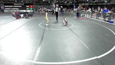 50 lbs Semifinal - Logan Morrow, Cordoba Trained vs Dominic Warn, Triumph Trained