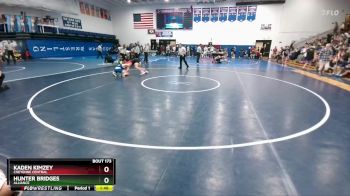 138 lbs Champ. Round 2 - Hunter Bridges, Alliance vs Kaden Kimzey, Cheyenne Central