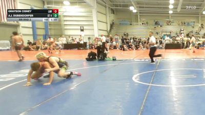 126 lbs Rr Rnd 2 - Grayson Cisney, LAW Red - HSB vs A.J. Dubendorfer, GT 4238 - HSB