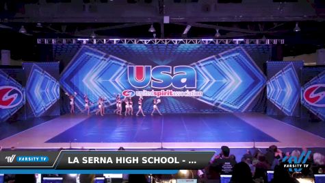 La Serna High School - Varsity Song [2022 Varsity - Song/Pom - Intermediate] 2022 USA Nationals: Spirit/College/Junior