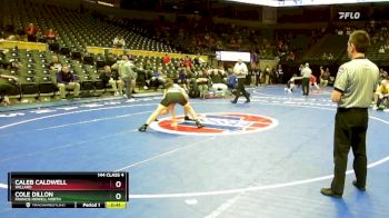 144 Class 4 lbs Cons. Round 2 - Caleb Caldwell, Willard vs Cole Dillon, Francis Howell North