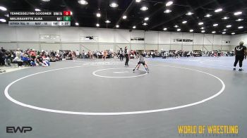 70 lbs Semifinal - Tennesselynn Goodner, Sisters On The Mat OK Teal vs Melissavette Alba, Mat Warriors K-6