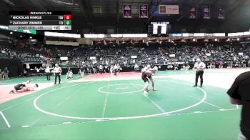 132 lbs Cons. Semi - Zachary Zimmer, TEV1 vs Nickolas Hinkle, FSWA