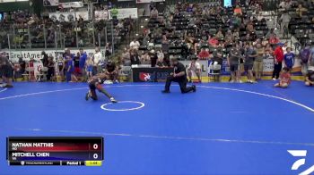 102 lbs Semifinal - Nathan Matthis, MD vs Mitchell Chen, VA