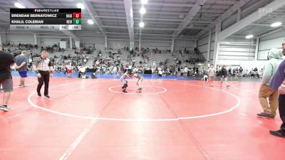 80 lbs Round Of 16 - Brendan Bernatowicz, Ragin Raisins Catawba ES vs Khalil Coleman, Revival Orange