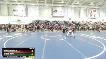 86-86 lbs Round 2 - Callie Trail, Brawlers Elite vs Aaliyah Pigeon, Niskayuna Youth Wrestling