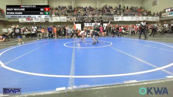 67 lbs Semifinal - Riley Mcclure, Raw Wrestling Club vs Ryzen Johns, Collinsville Cardinal Youth Wrestling