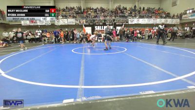 67 lbs Semifinal - Riley Mcclure, Raw Wrestling Club vs Ryzen Johns, Collinsville Cardinal Youth Wrestling