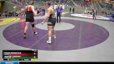 287 lbs Round 2 (4 Team) - Ethan Hedgecock, Dayton vs Hunter Langham, Harrisburg