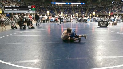 132 lbs Round Of 16 - Antonio Liscotti, Yough vs Morgan Temple, Seneca Valley