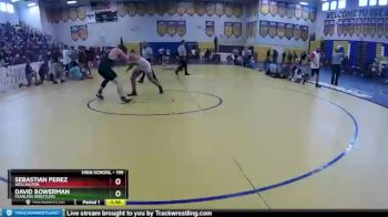 195 lbs Cons. Round 3 - Sebastian Perez, Wellington vs David Bowerman, Fearless Wrestling