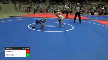 66 lbs Prelims - Jaylee Keller, Blue Pride Wrestling Club vs Presley Hamilton, Blue T Panthers