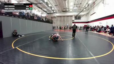 120-129 lbs Round 3 - Eric Ekborg, Ralston Valley vs Vinni Rangel, Mountain Range