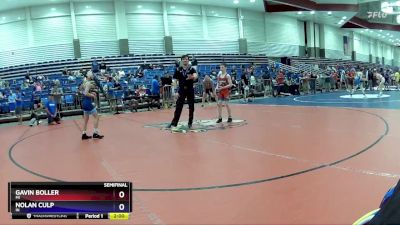 87 lbs Semifinal - Gavin Boller, MI vs Nolan Culp, IN