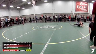 74 lbs Cons. Round 3 - Brandt McCormick, Red Lion vs Brandon Greiner, Nova WC