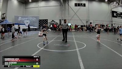 52 lbs Semis (4 Team) - Dax Border, Kings K6 vs HARRISON UCCI, High Pace Wrestling