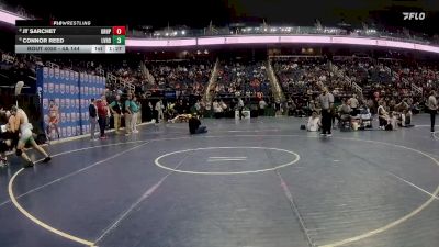 4A 144 lbs Champ. Round 1 - Connor Reed, Leesville Road vs JT Sarchet, Green Hope