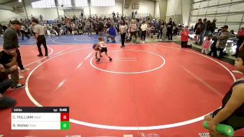 52 lbs Semifinal - Cooper PULLIAM, Skiatook Youth Wrestling 2022-23 vs Braxxtyn Walker, Hurricane Wrestling Academy