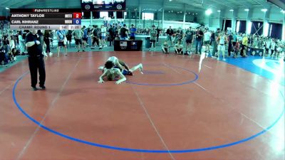 138 lbs Champ. Round 1 - Anthony Taylor, Midwest Regional Training Center vs Carl Nihranz, Wrestling University
