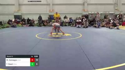 114 lbs Round 3 - Mason Comegys, Rebelliousness vs Tristen Dood, Grandville WC