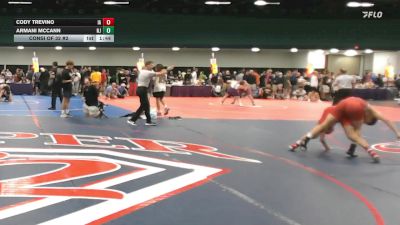 138 lbs Consi Of 32 #2 - Cody Trevino, IA vs Armani McCann, NJ