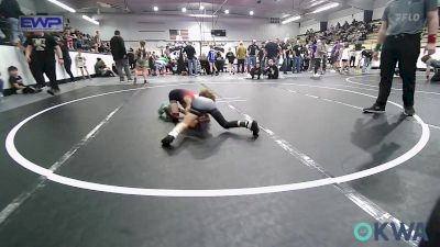 52 lbs Rr Rnd 3 - Garrett Potts, Wagoner Takedown Club vs Johnny Weisinger, Wyandotte Youth Wrestling