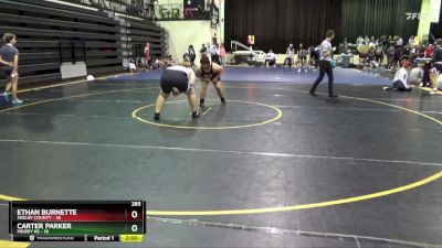 285 lbs Round 3 (10 Team) - Ethan Burnette, Shelby County vs Carter Parker, Moody Hs