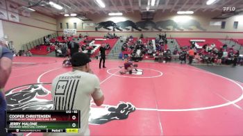 82 lbs 3rd Place Match - Jerry Malone, Punisher Wrestling Company vs Cooper Christensen, Cle Elum Mat Miners Wrestling Club