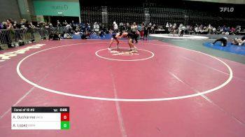 150 lbs Consi Of 16 #2 - Ayden Ducharme, Vacaville vs Abner Lopez, Spanish Springs