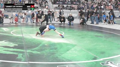 59 lbs Quarters - Emmett Jay Patrick, Mat Demon Wrestling Club vs Magnus Hutchinson, Team Real Life Wrestling