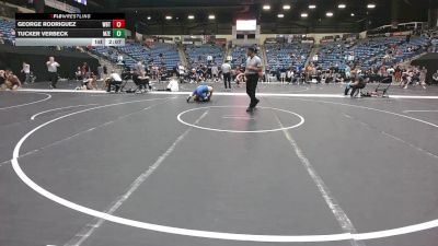 133 lbs Cons. Round 5 - Tucker Verbeck, Maize High School vs George Rodriguez, Wayland Baptist (Texas)