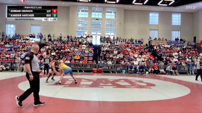 175 lbs Quarterfinal - Jordan Crouch, Pope Saint John Paul II Preparatory School vs Xander Hatcher, Boyd Buchanan High School