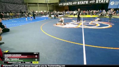 70 lbs 3rd Place Match - Karsen Davisson, Okanogan Underground Wrestling Club vs Spike Twaddle, Punisher Wrestling Company