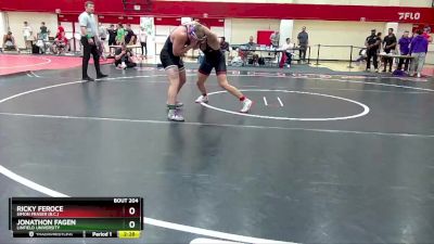 197 lbs Quarterfinal - Ricky Feroce, Simon Fraser (B.C.) vs Jonathon Fagen, Linfield University