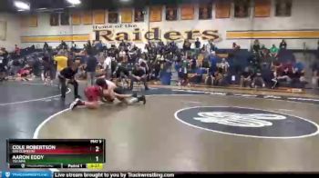 195 lbs Cons. Round 3 - Cole Robertson, San Clemente vs Aaron Eddy, Yucaipa