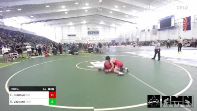 137 lbs Round Of 16 - Edgar Zumaya, Dub Wrestling vs Elijah Vazquez, Eastvale Elite WC