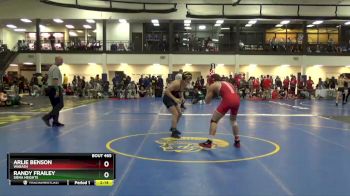 133 lbs 3rd Place Match - Randy Frailey, Siena Heights vs Arlie Benson, Wabash