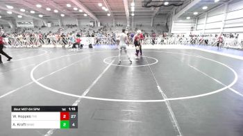 145 lbs Rr Rnd 1 - Wyatt Hoppes, The Asylum Red vs AJ Kroft, Buffalo Valley Wrestling Club White