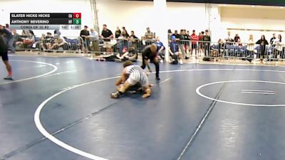 132 lbs Consi Of 32 #2 - Slater Hicks Hicks, CA vs Anthony Severino, NY