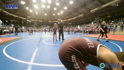 61 lbs Consi Of 4 - Ivan Russell, Eufaula Ironheads Wrestling Club vs Logan Weiher, McAlester Youth Wrestling