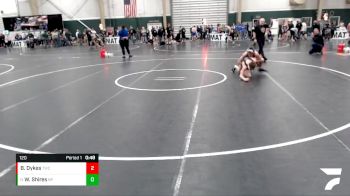 120 lbs Cons. Round 2 - Wyatt Shires, Scramblers vs Brogan Dykes, Torrington Wrestling Club