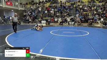 121 lbs Final - Nate Desmond, Wyoming Seminary vs Karson Brown, St. Edward-OH